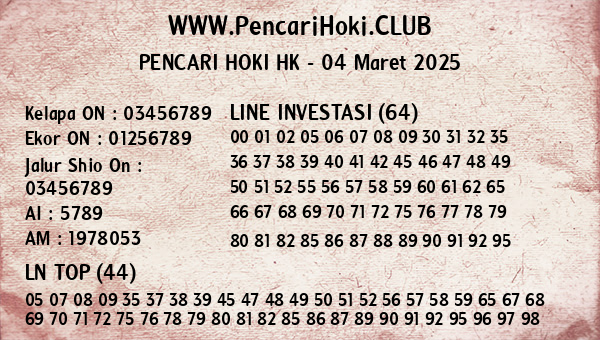 Prediksi HK